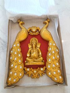Ganesha Peacock Wall Decor
