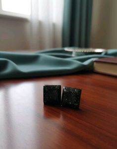 Stylish Black &amp; White Dangle Earrings