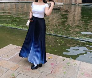 Imported Tier Color Shade Skirt