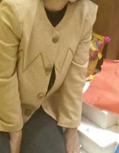 Beige Women's Blazer