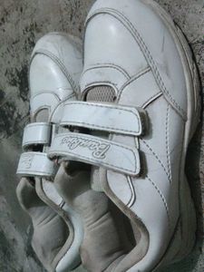 Bambino White school Sneakers