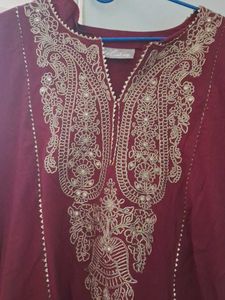 Elegant Embroidered Kurta