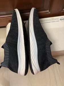 Black Casual slip on Shoes