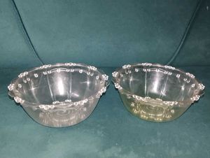 Set Of Two Plastic Bowls And Plates