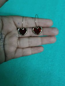 Heart Drop Earrings