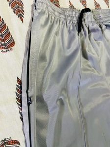 Silver Athletic Track Pants