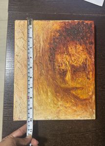 Abstract Canvas Art with wooden frame