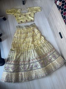 Wedding/Haldi Lehenga(Size M) Never Used