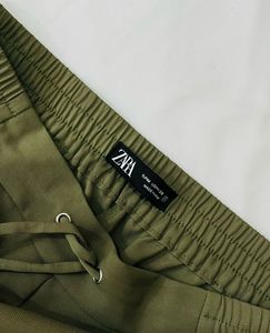 Zara Olive Green Pants