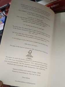 First Edition Harry Potter &amp; the Deathly Hallows