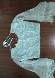 Light Blue Indian Lengha Set