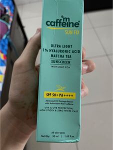 M Caffeine Sunscreen