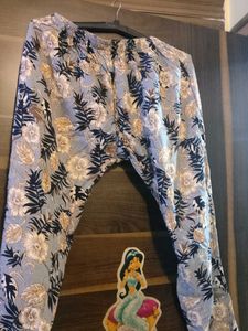 Floral Print Button-Down Coord Set