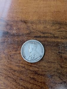 George V King Old Coin Pure Silver 1917