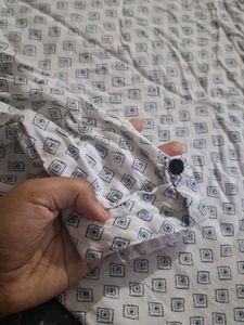 White Printed Kurta