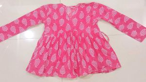 Cute Pink Printed Top