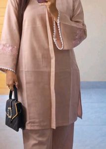 Elegant Mauve Kurta Set