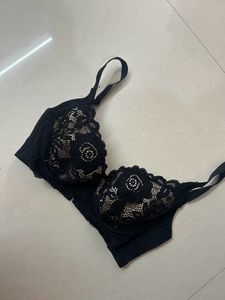 Padded Black Bra