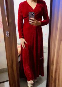 Velvet sylish gown