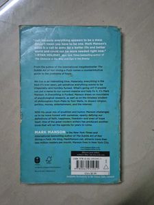 TWO MARK MASON BOOKS + ATOMIC HABITS(FREE)