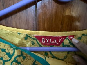 Long Yellow kurta medium Size