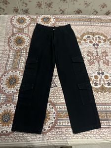 Black Eight Pocket Jean