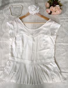 Transparent White Tops