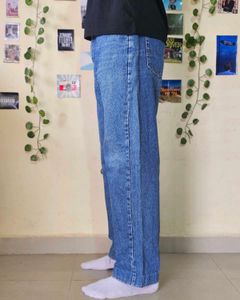 Classic Blue Straight Fit Denim | Waist 34&#34; |