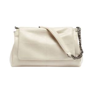 Zara off White Quilted Shoulder Bag