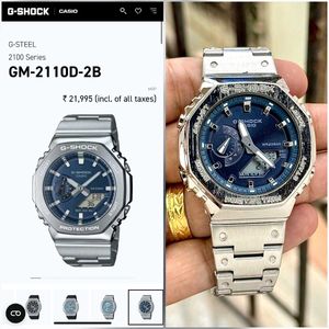 G Shock Watch With Tin Box