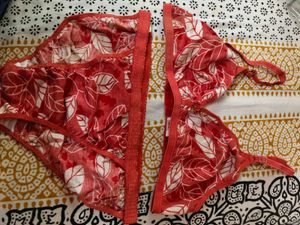 Floral Bra & Panty Set