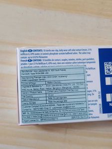 Blue Freshlook Contact Lens
