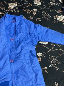 Wow!! A Blue Parashute Jacket  For Winters