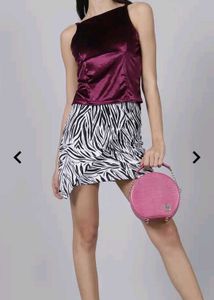 Burgundy Velvet Tank Top