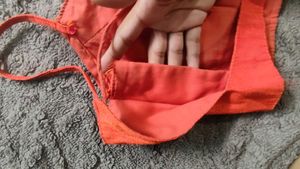 Orange Designer Blouse