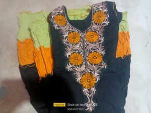 Cotton Black Gown
