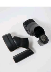Y2k Black Block Heels