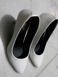 New White Pencil heels