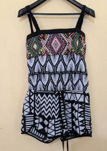 River lsland Aztec Print Playsuit Size S