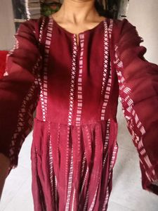 Stylish Maroon Kurta