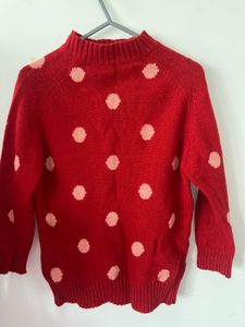 Red Polka Dot Sweater