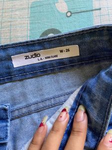 Flared Denim Jeans