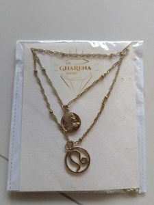 3 Layered Coin Necklace