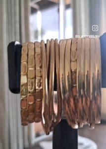 Gold Bangle Set