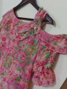 Pink Floral Top