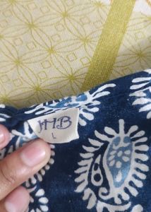 Blue 💙 And Green 💚 Short Kurti