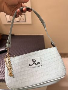 Cute Catlin Baby Blue Shoulder Bag