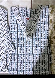 Printed Cotton Kurta Set  Of 2