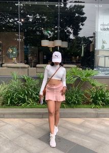 Pink Smocked Tube Top