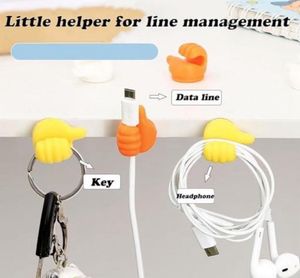 Cute Thumbs Up Cable Clips- 10pcs